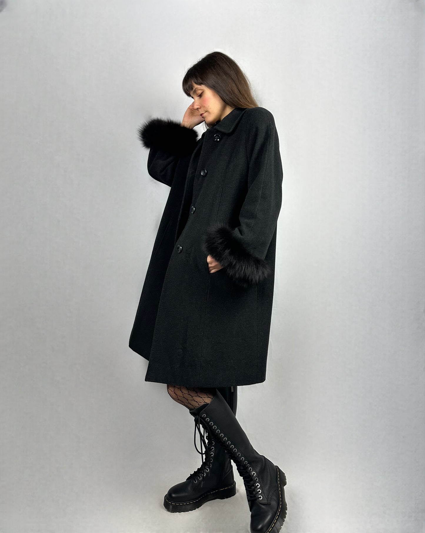 Cappotto in lana super raffinato