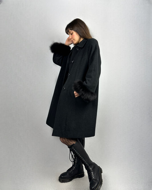 Cappotto in lana super raffinato