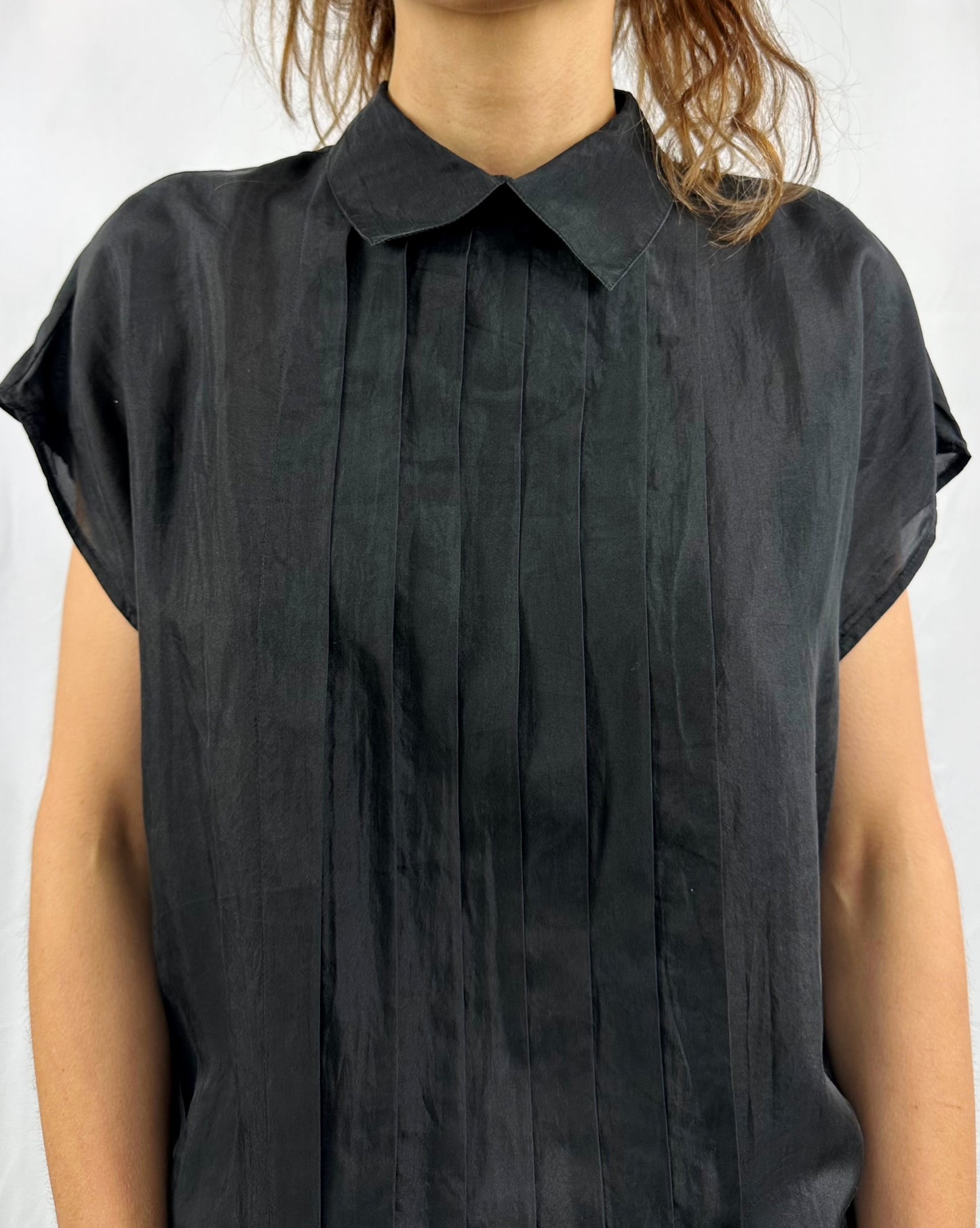 Camicia essenziale in pura seta