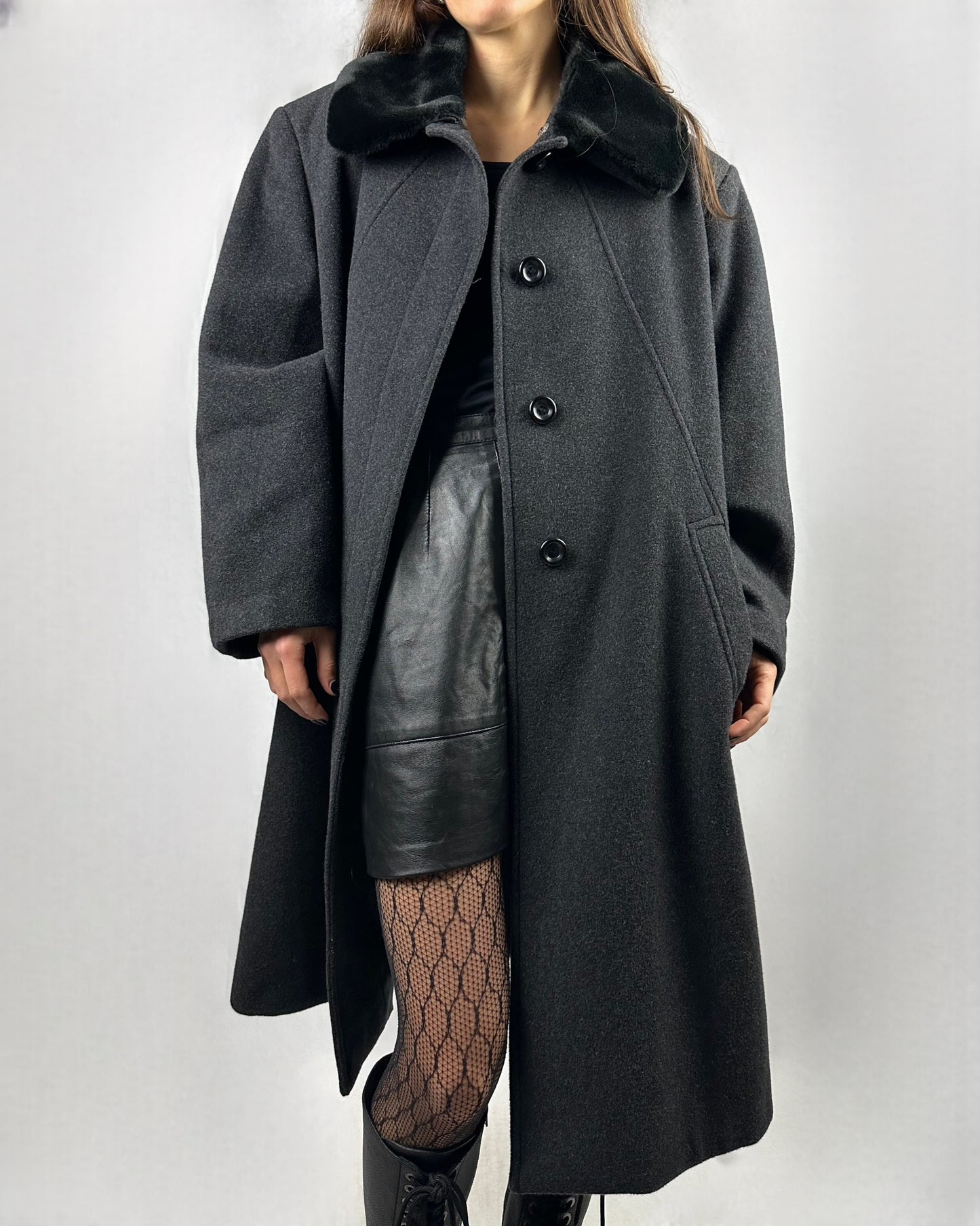 Cappotto elegante in pura lana