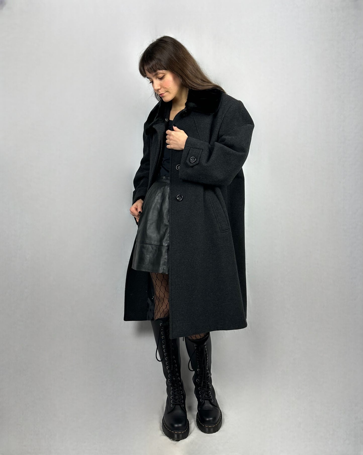 Cappotto elegante in pura lana