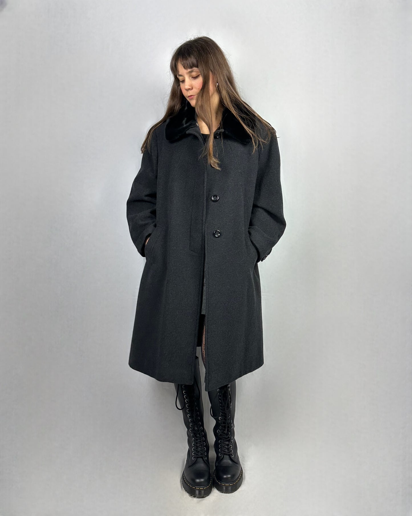 Cappotto elegante in pura lana