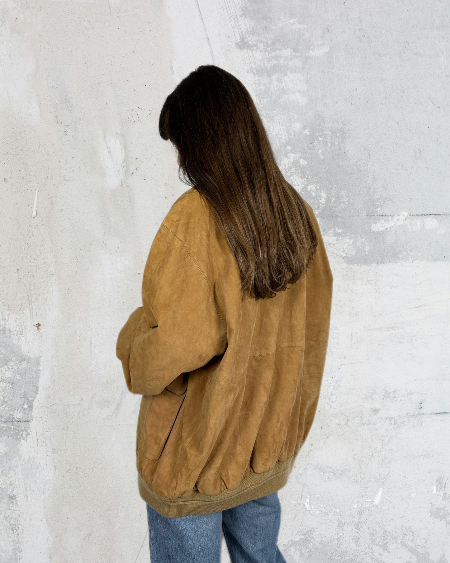 Bomber in suede perfetto