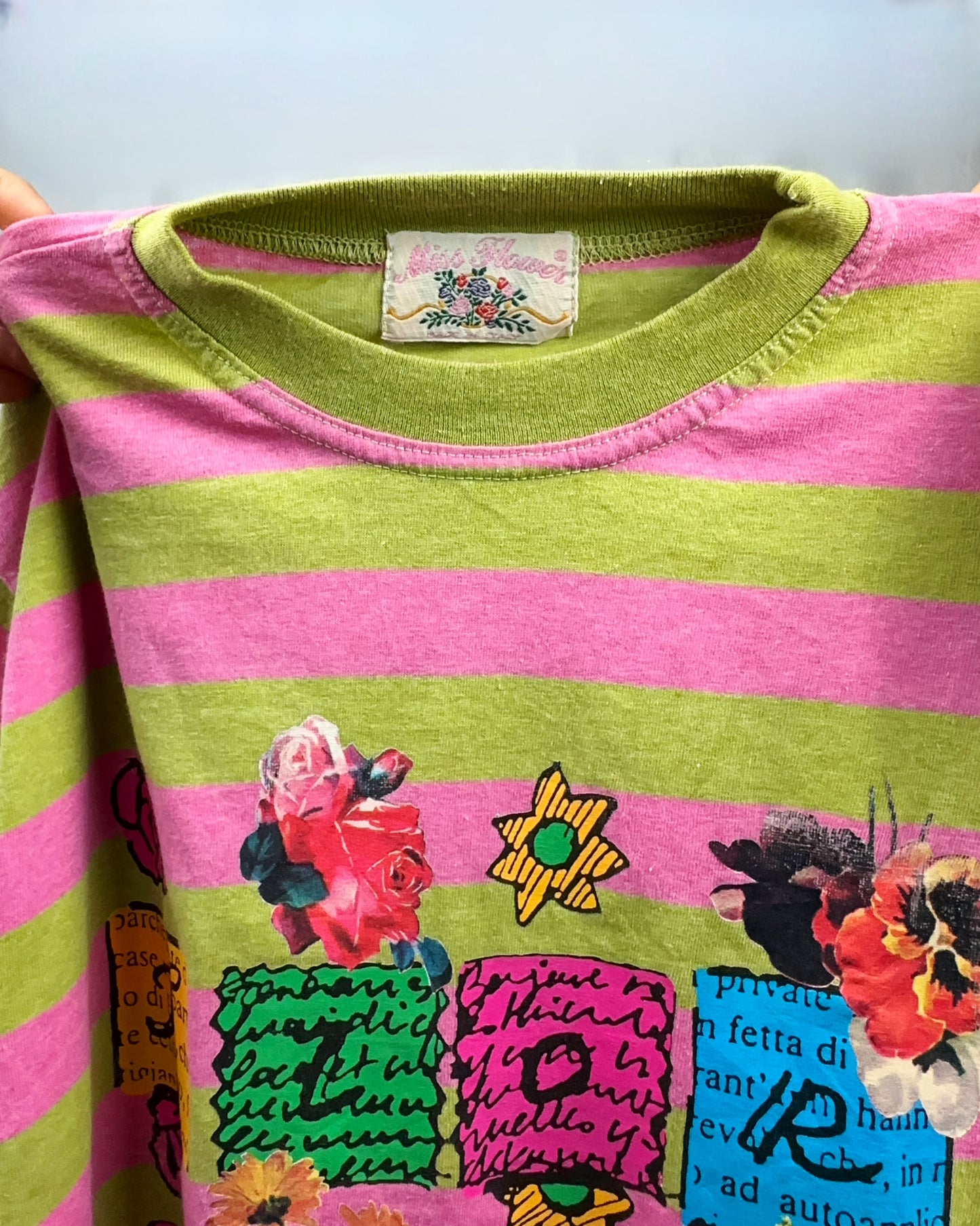 T-shirt pop Miss Flower