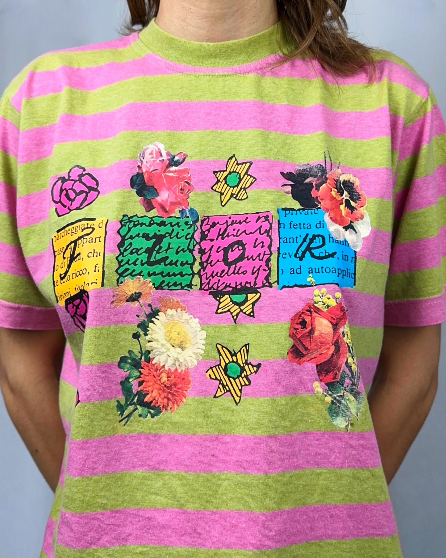 T-shirt pop Miss Flower