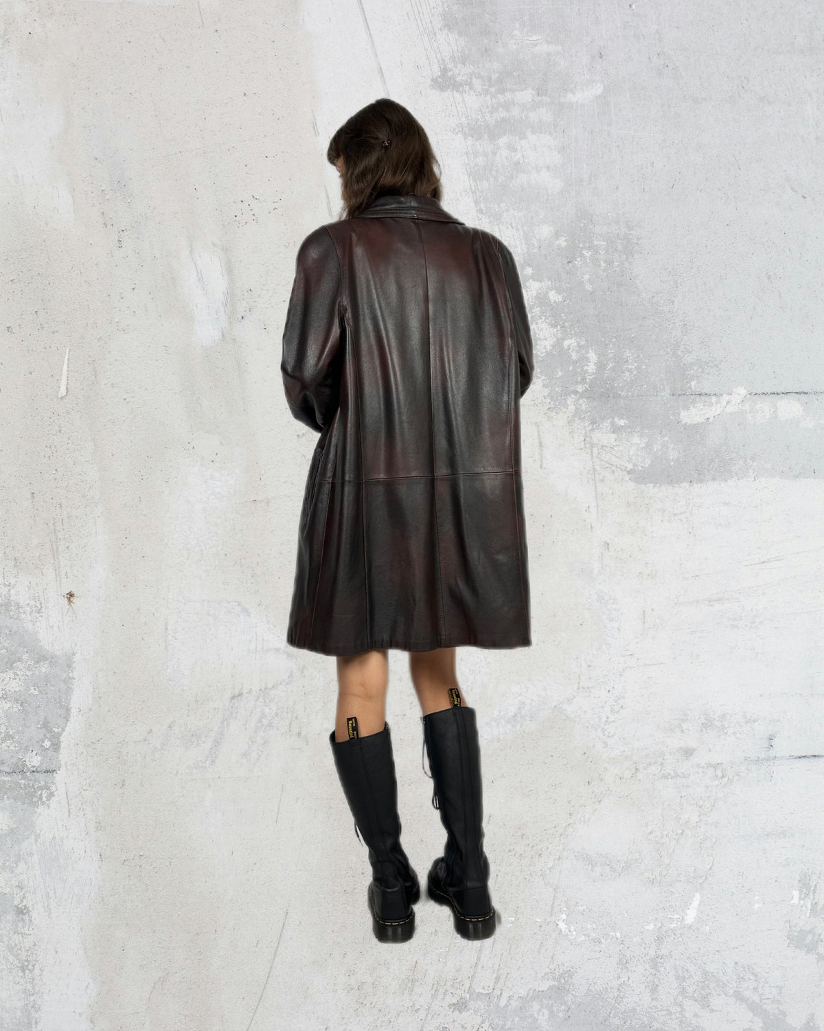 Cherry Noir Trench