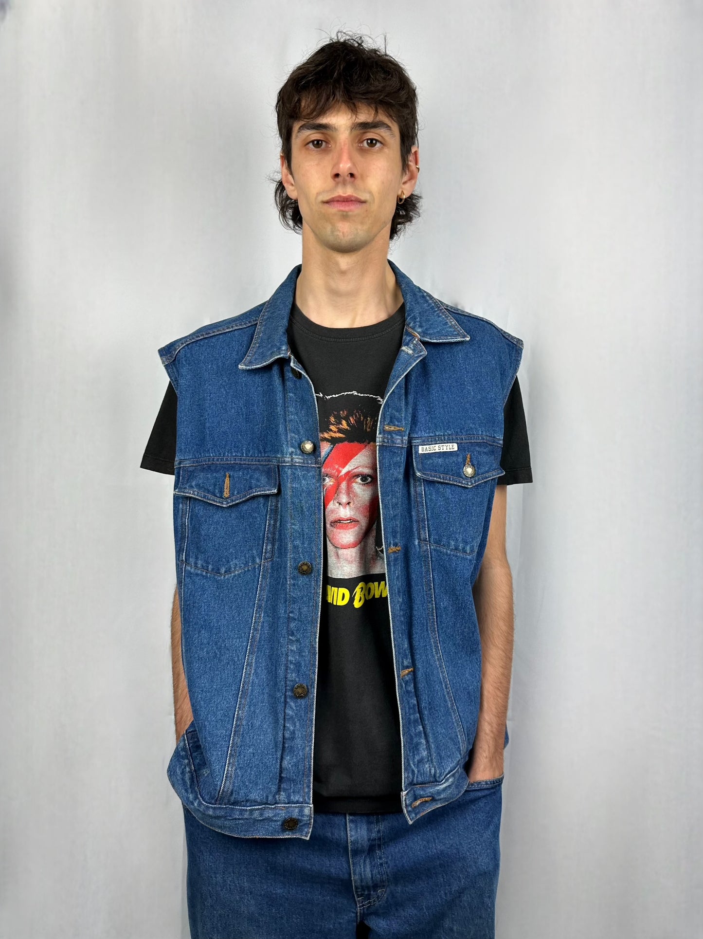 Gilet in denim Basic Style