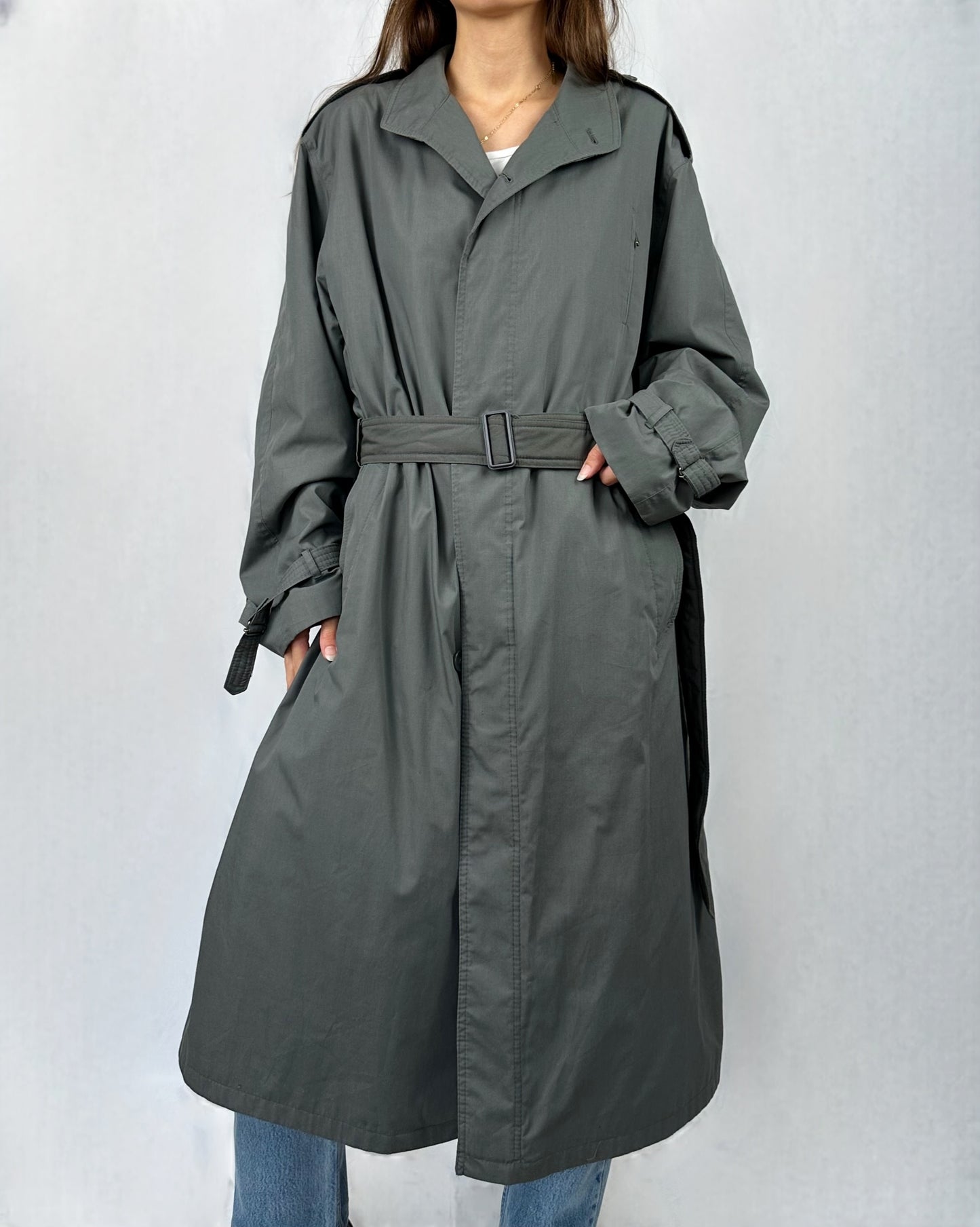 Trench classico grigio