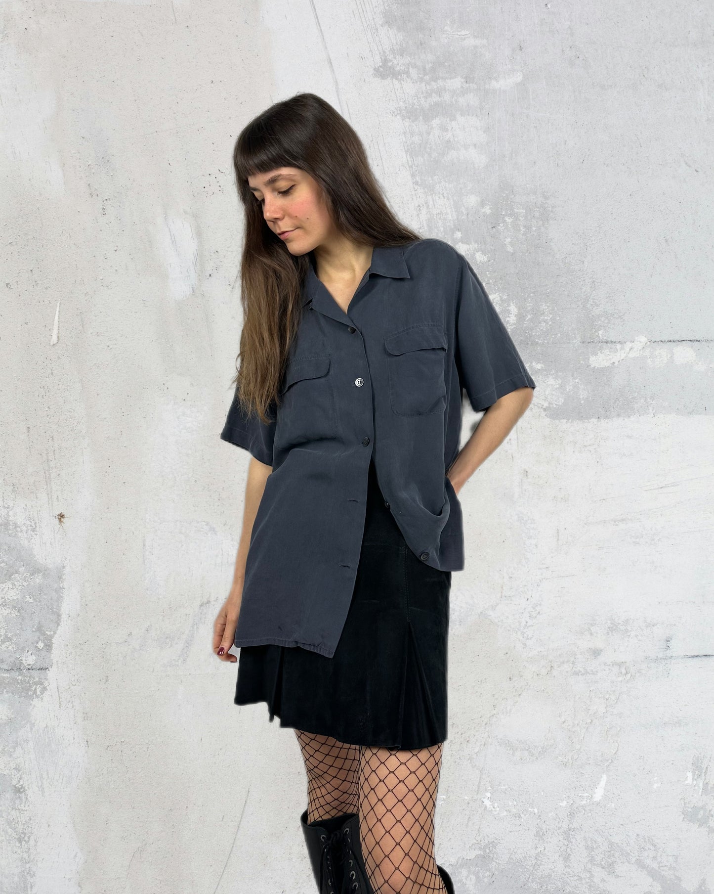 Camicia antracite