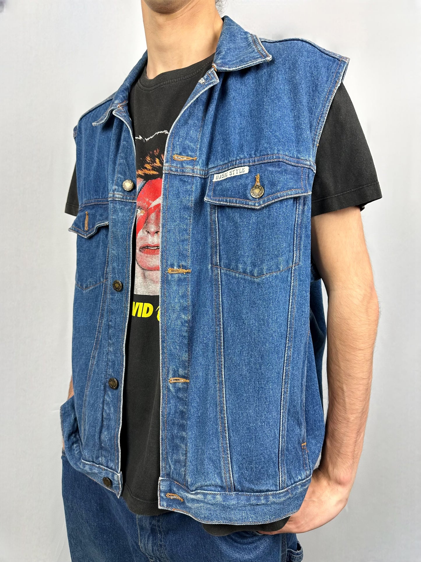 Gilet in denim Basic Style