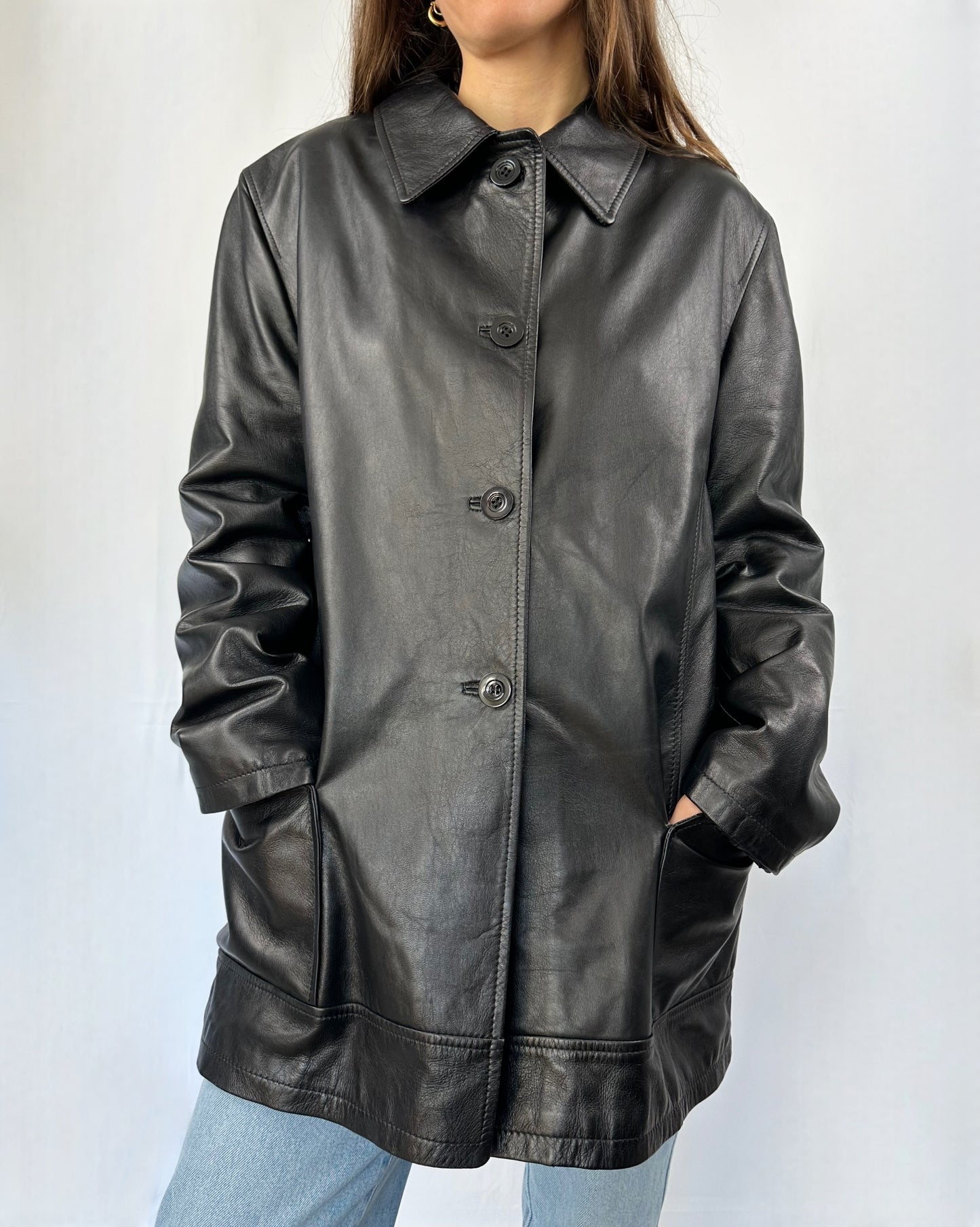 Giacca morbidissima in vera pelle Lerim