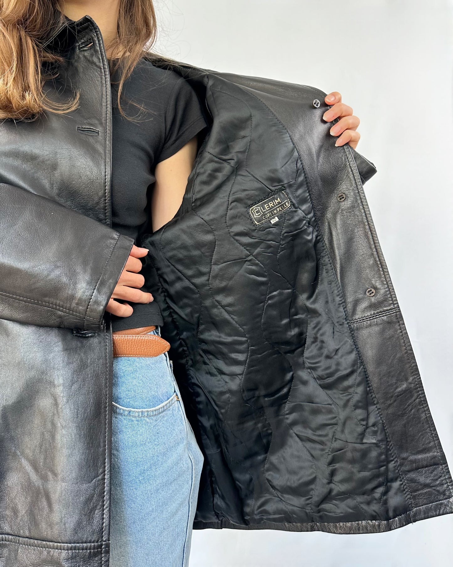 Giacca morbidissima in vera pelle Lerim