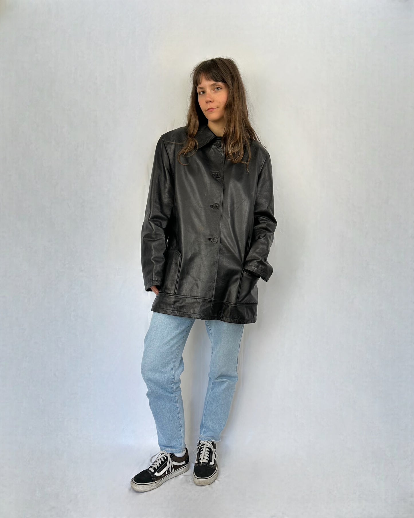 Giacca morbidissima in vera pelle Lerim