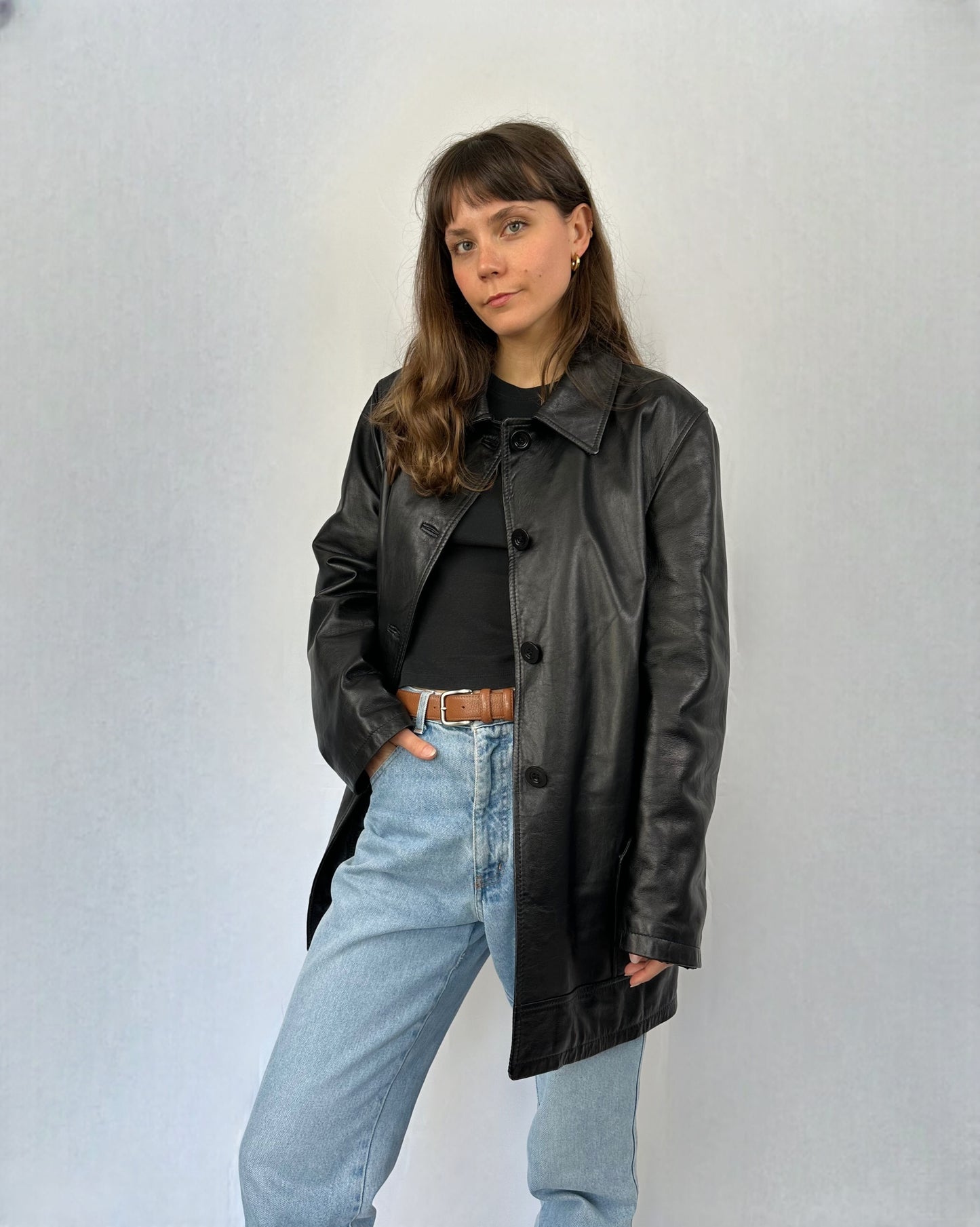 Giacca morbidissima in vera pelle Lerim