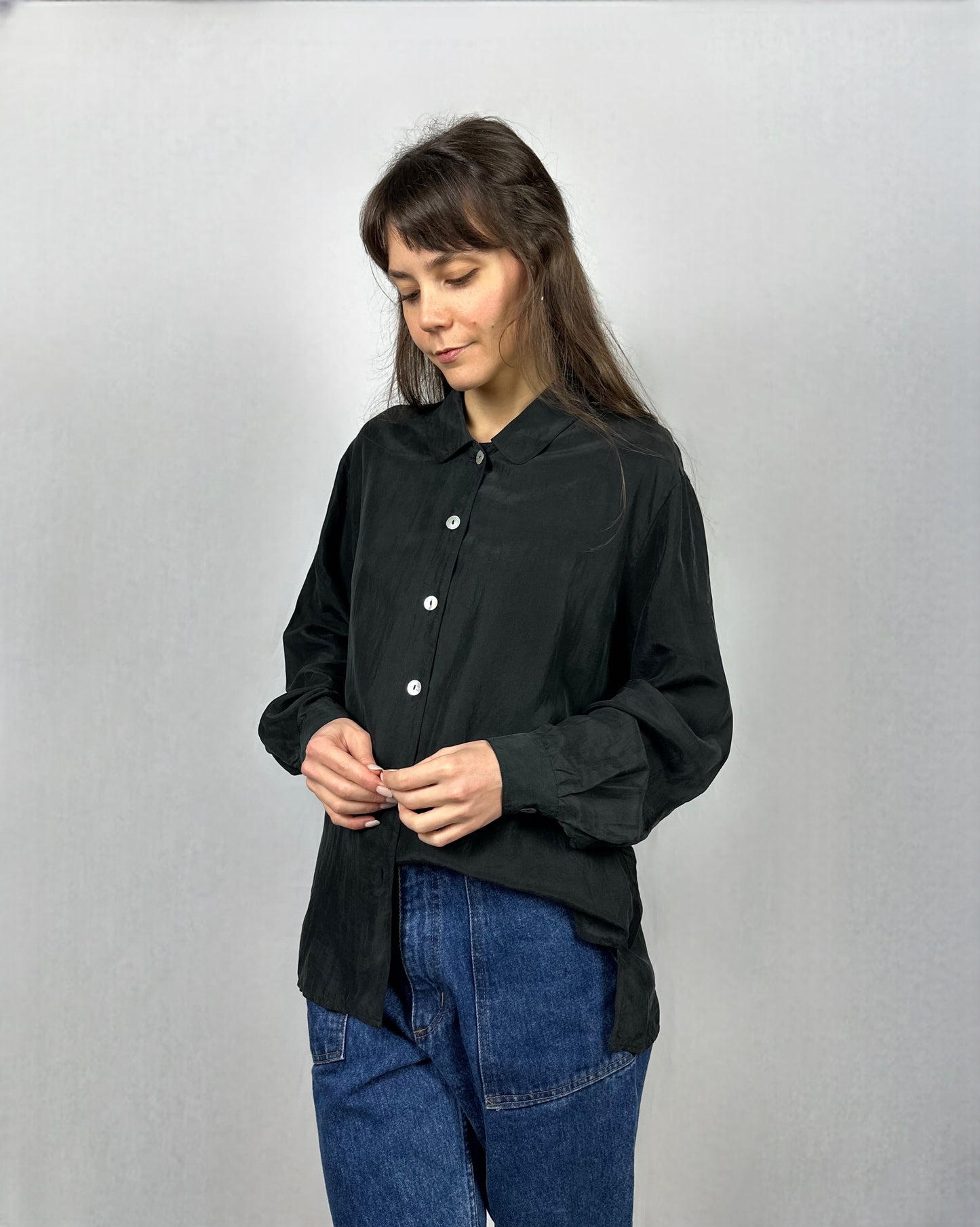 Camicia in pura seta