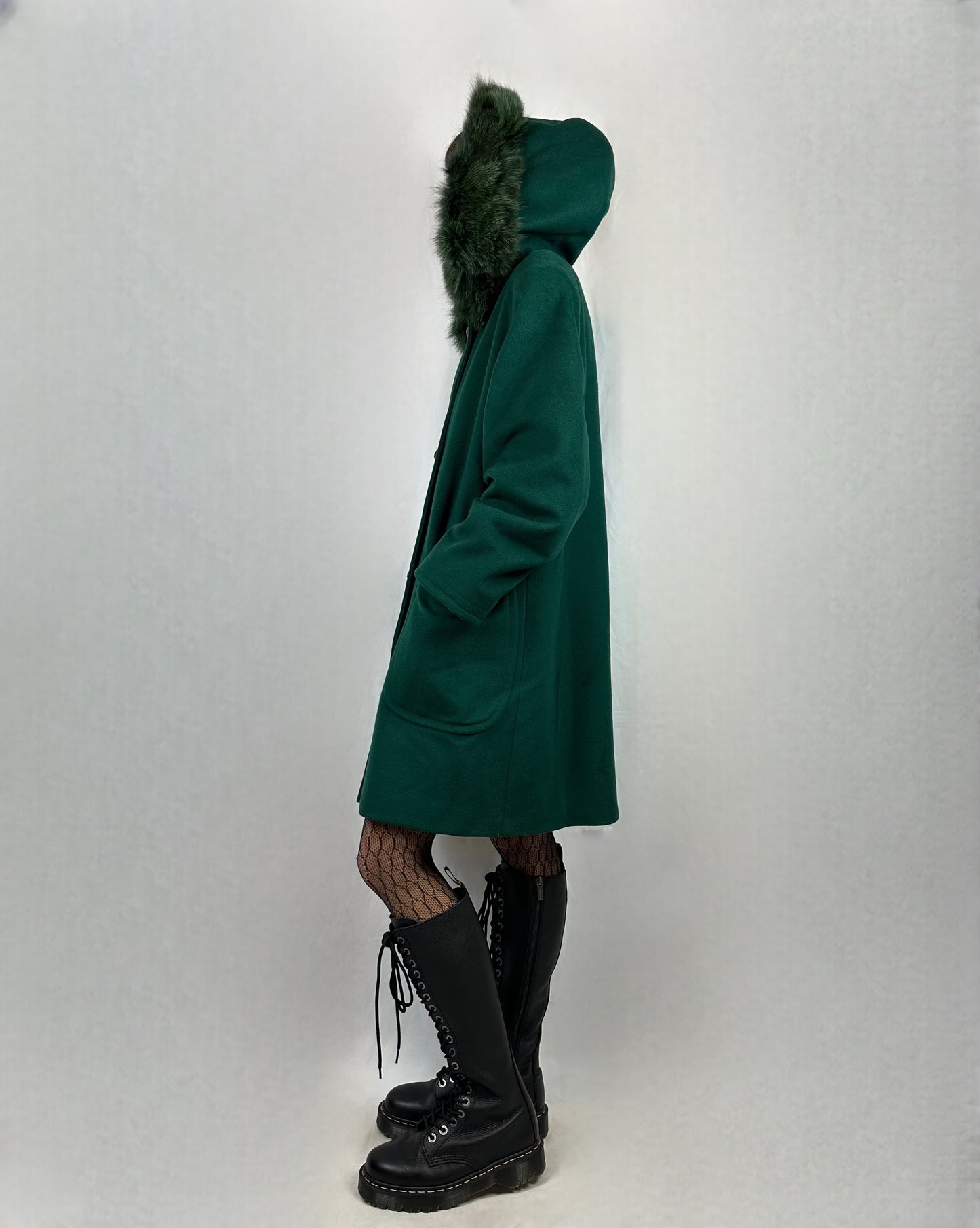 Cappotto raro con cappuccio