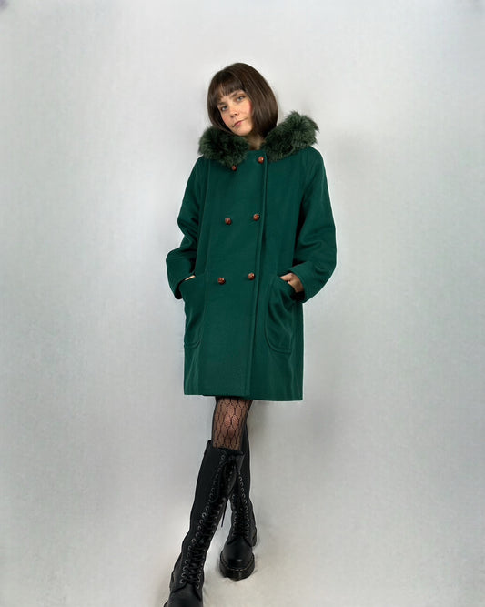 Cappotto raro con cappuccio