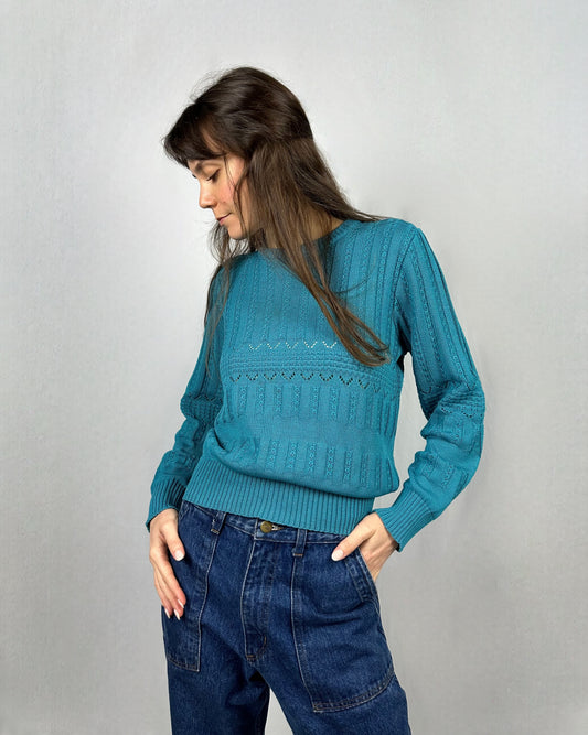 Maglioncino turchese