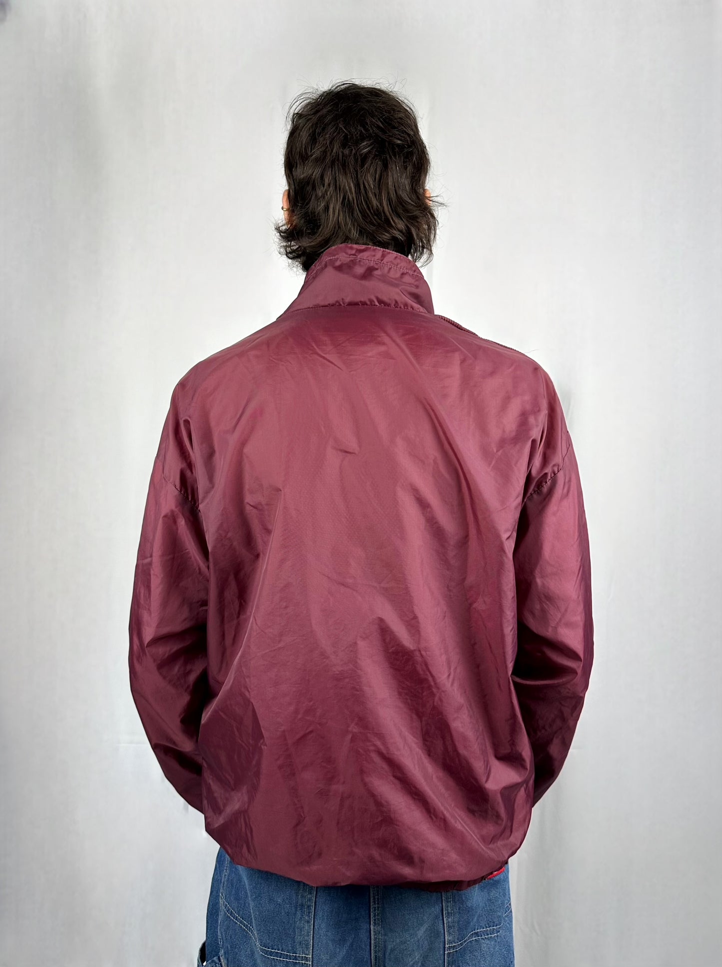 Giacca a vento Sport Time borgogna