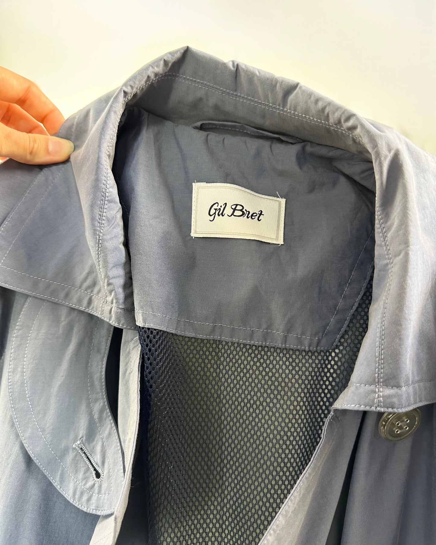 Trench dusty blue Gil Bret