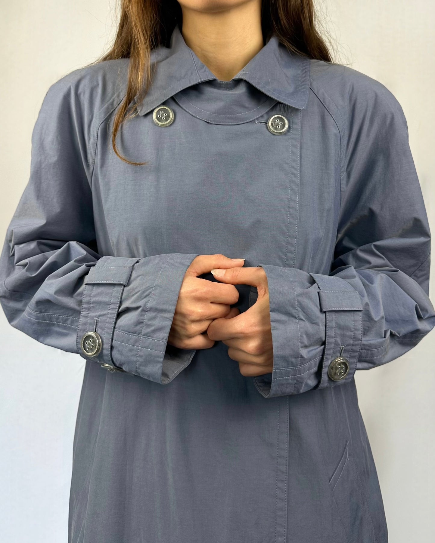 Trench dusty blue Gil Bret